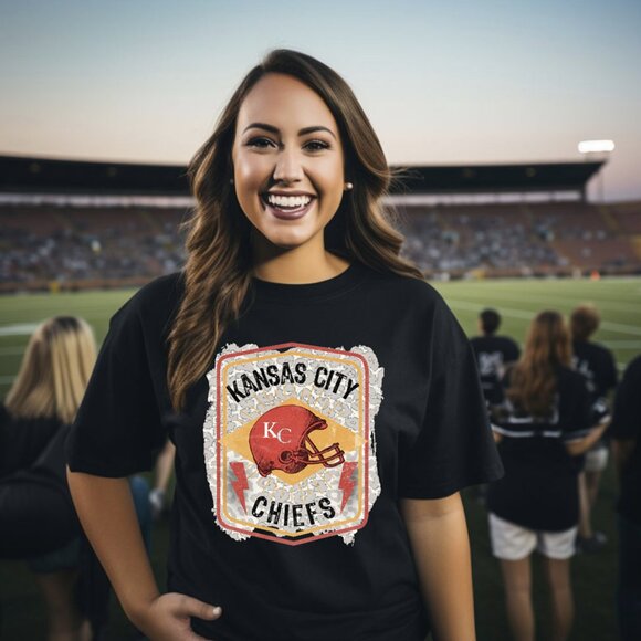 Kansas City Football T Shirt - Picture 1 of 1